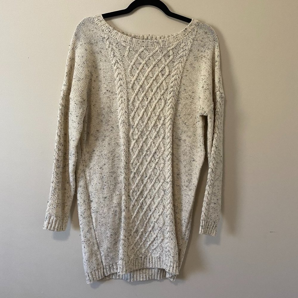 Cable Knit Sweater Dress